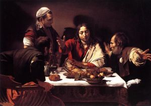 Caravaggio, "Supper at Emmaus" (1601)