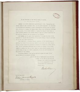 Woodrow Wilson's May 1914 proclamation on Mother's Day