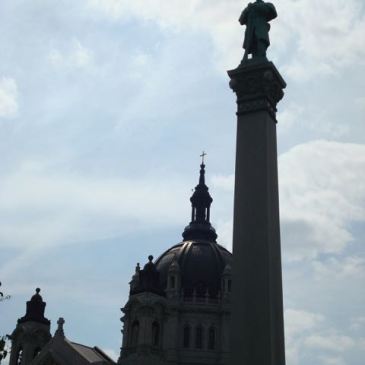 Soldiers and Sailors Monument in St. Paul, MN